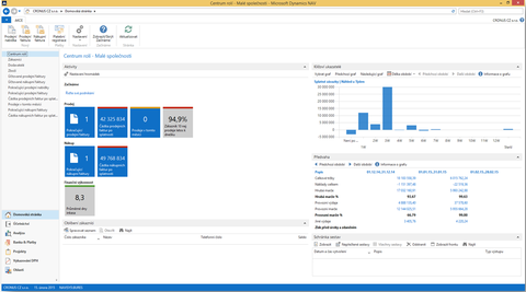 Role center Microsoft Dynamics NAV